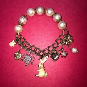 Betsey Johnson charm bracelet